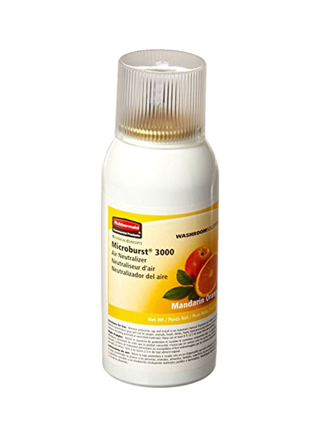 Rubbermaid Commercial Refill for Microburst 3000 Automatic Odor Control System, Mandarin Orange, FG402408 Multicolour 5.5X7.38X5.63 inch