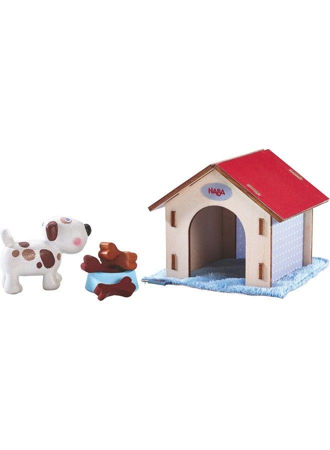 Little Friends Dog Lucky With Doghouse & Wooden Bones