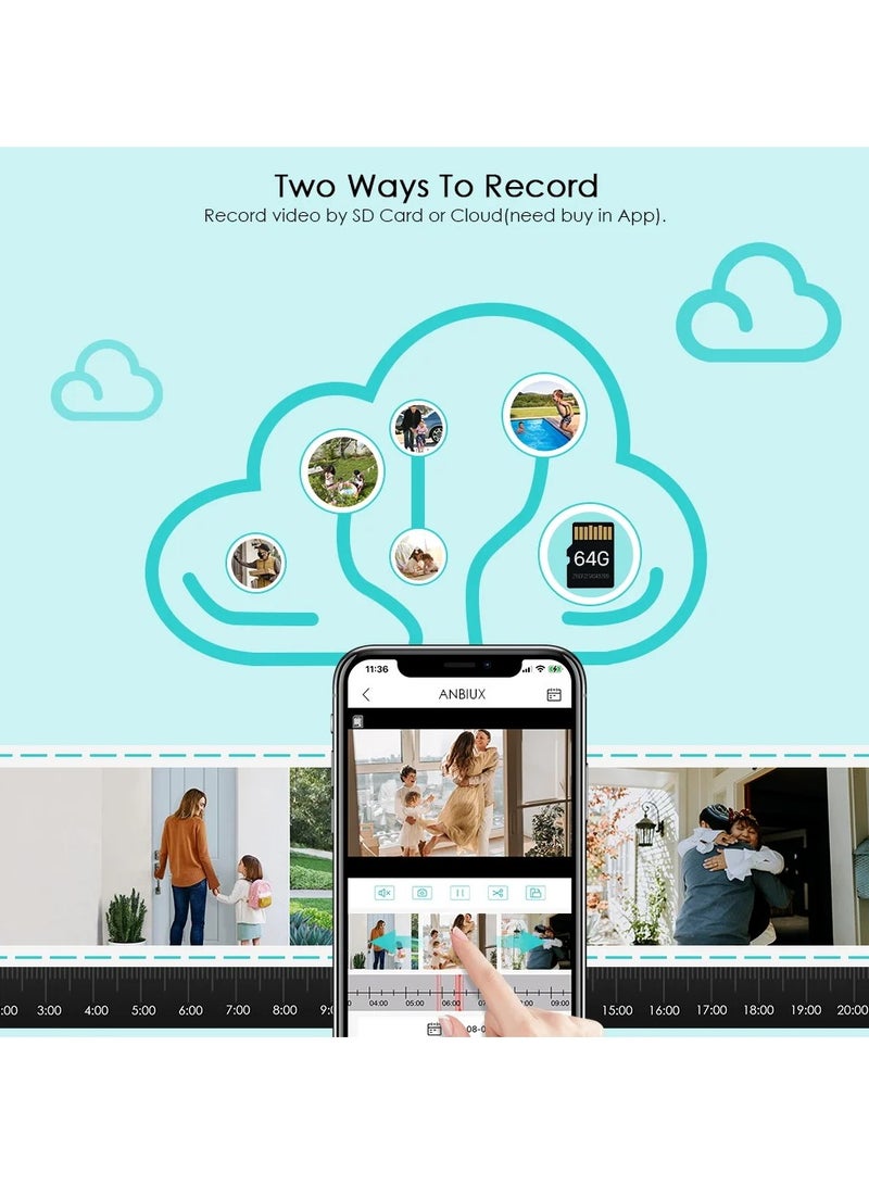 V380 Solar Powered Solar CCTV Camera Home Mobile Phone Remote Dual Lens Outdoor 4g Solar Monitoring