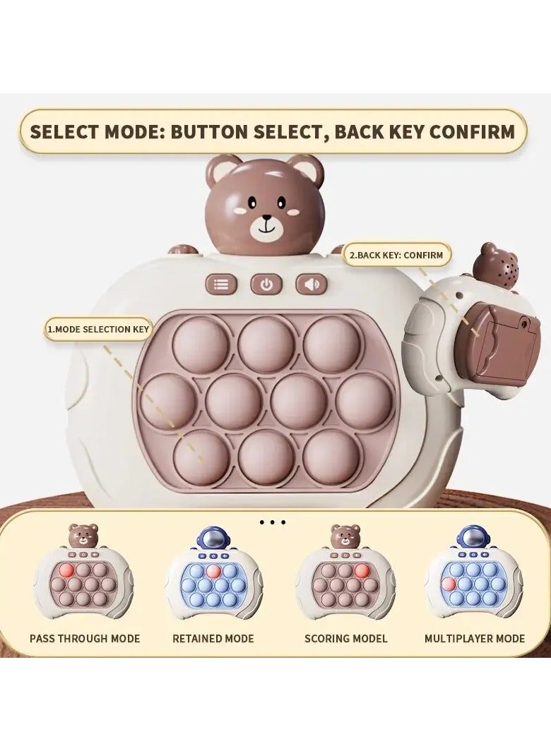 Electronic Push Pop Bubble Budget Toys LED Fast Push Game Machines Stress Relief Toys Anxiety Relief Toys Gifts for Boys Girls