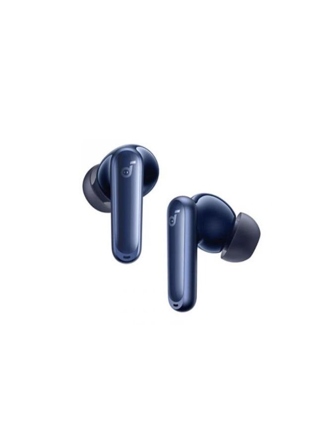 P40i by Anker, Noise Cancelling Wireless Earbuds, Adaptive Noise Cancelling to Environments, Heavy Bass, 60H Playtime, 2-in-1 Case and Phone Stand, IPX5, Wireless Charging, Bluetooth 5.3 - Blue Blue