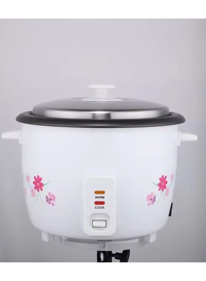 3 in 1 Rice Cooker 1.5L, One Key Start Electric Rice Cooker With Steaming Basket