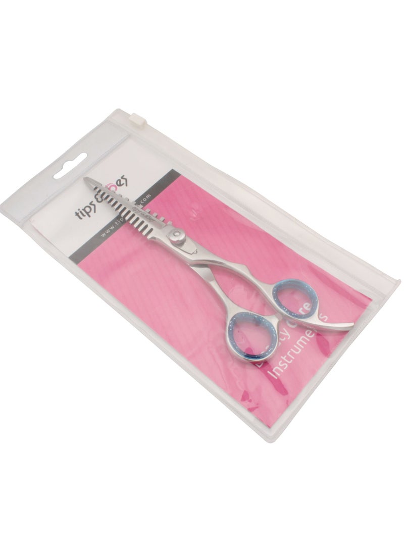 Tips&Toes Peofessional Double Edged Hair Salon Stylist Barber Thinning Shears Scissors  High-Performance Stainless-Steel Haircutting Shears for Extreme Precision Cutting, Trimming, Barbering, salon