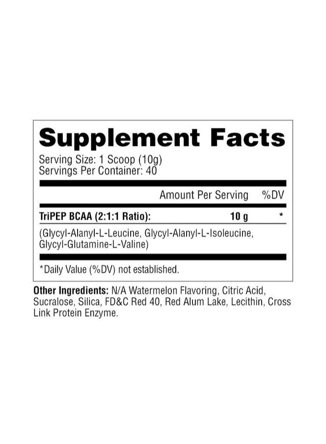 TRI-PEP BCAA (Branch Chain Amino Acid) 400g - Watermelon