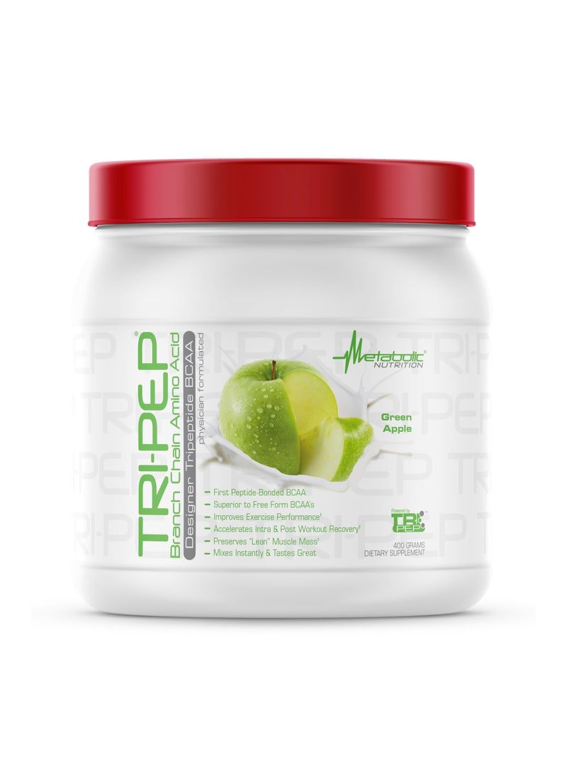 TRI-PEP BCAA (Branch Chain Amino Acid) 400g - Green Apple