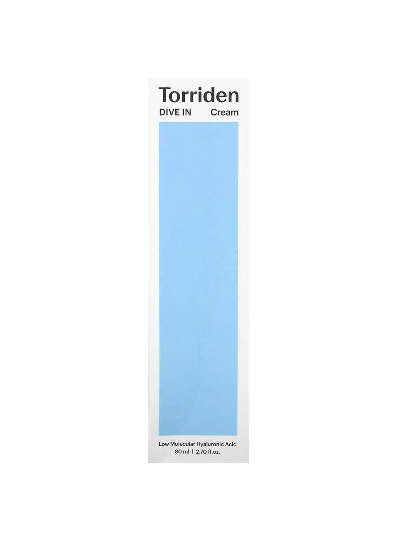 Torriden Dive-In Hyaluronic Acid Cream 80ml