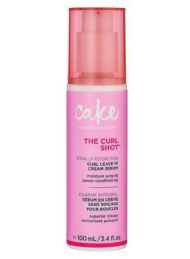 Cake The Curl Shot Curl Leave In Cream Serum, 3.4 fl oz