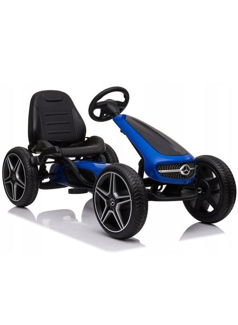 Mercedes Benz Pedal Go kart Ride on - Blue