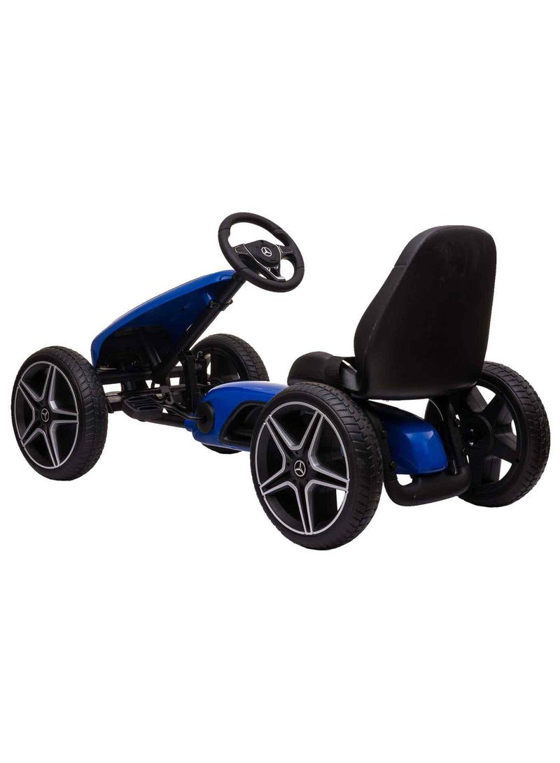 Mercedes Benz Pedal Go kart Ride on - Blue