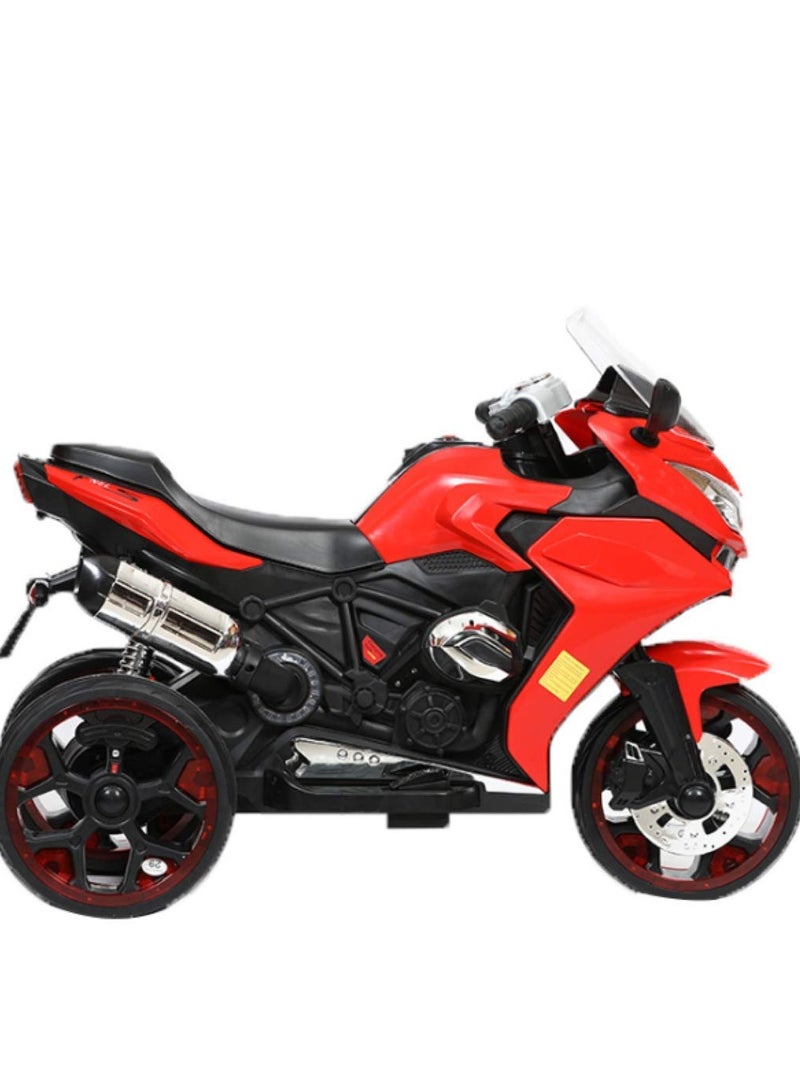 Kids Electric Bicycle for kids ride-on motorcycle Best Gift For Kids 6v-Red