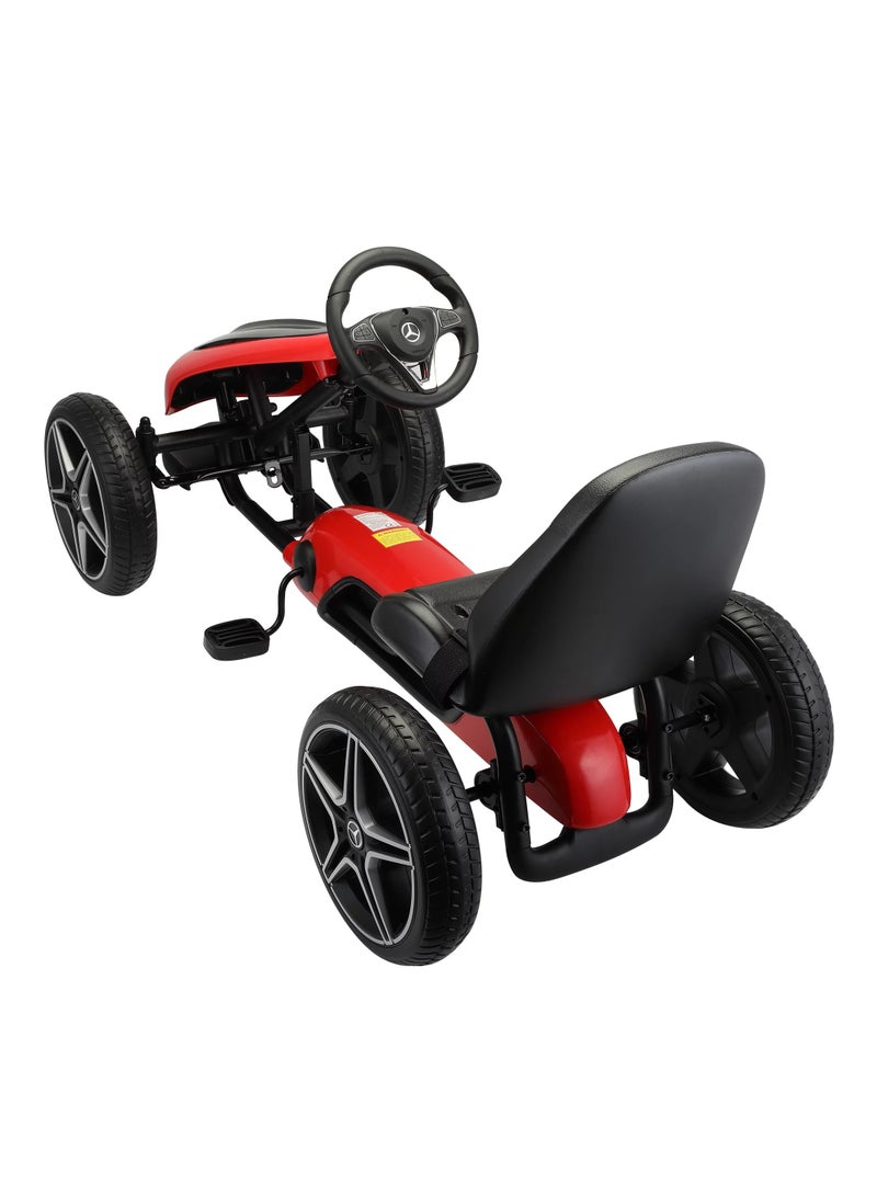 Mercedes Benz Pedal Go kart Ride on - Red