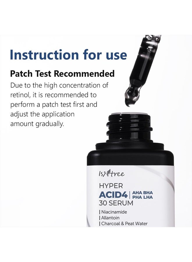Hyper Acid 4, AHA BHA PHA LHA 30 Serum, 20ml