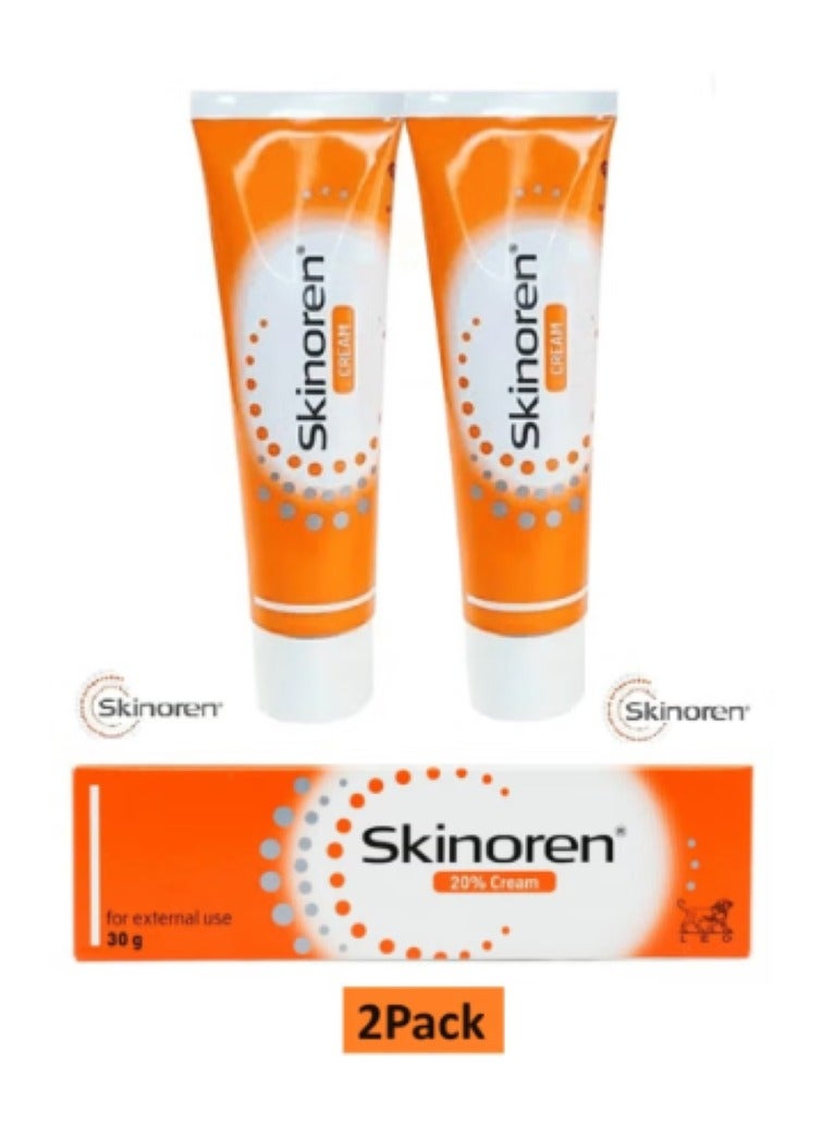 Skinoren Original Whitening Cream for All Skin Types 30g 2Pack