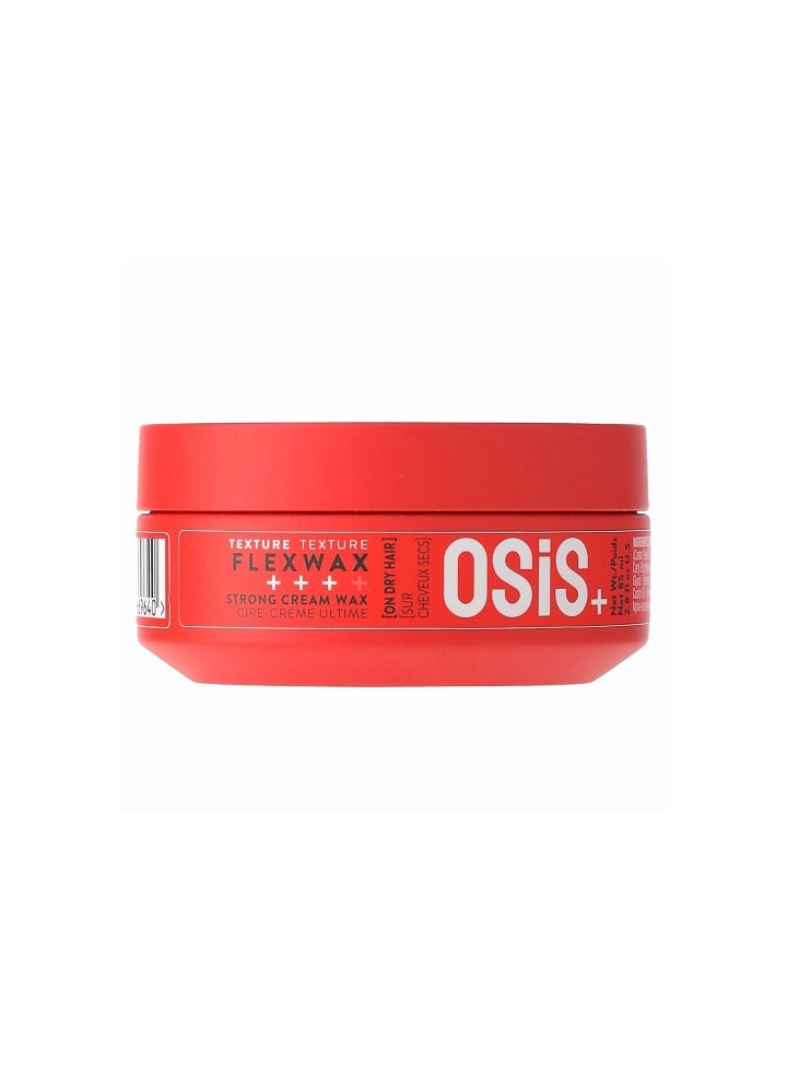 Schwarzkopf Osis Flexwax Strong Cream Wax 85ml For Hair Styling Flex Wax