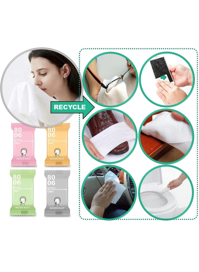 Compressed Towel, Pure Cotton Thickened Disposable Face Towel, Travel, and Camping Emergency Towel, Soft Convenient and Durable, Suitable for Home、 Hotel and Outdoor Use (20 Pcs)