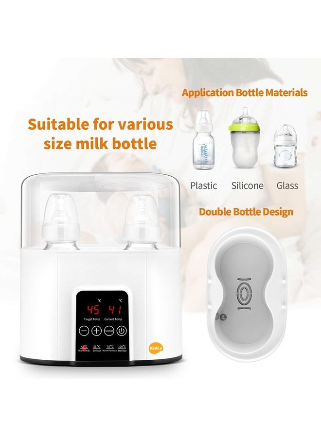 Milk Warmer Bottle Sterilizer 4 In 1 Baby Constant Temperature Heating Insulation