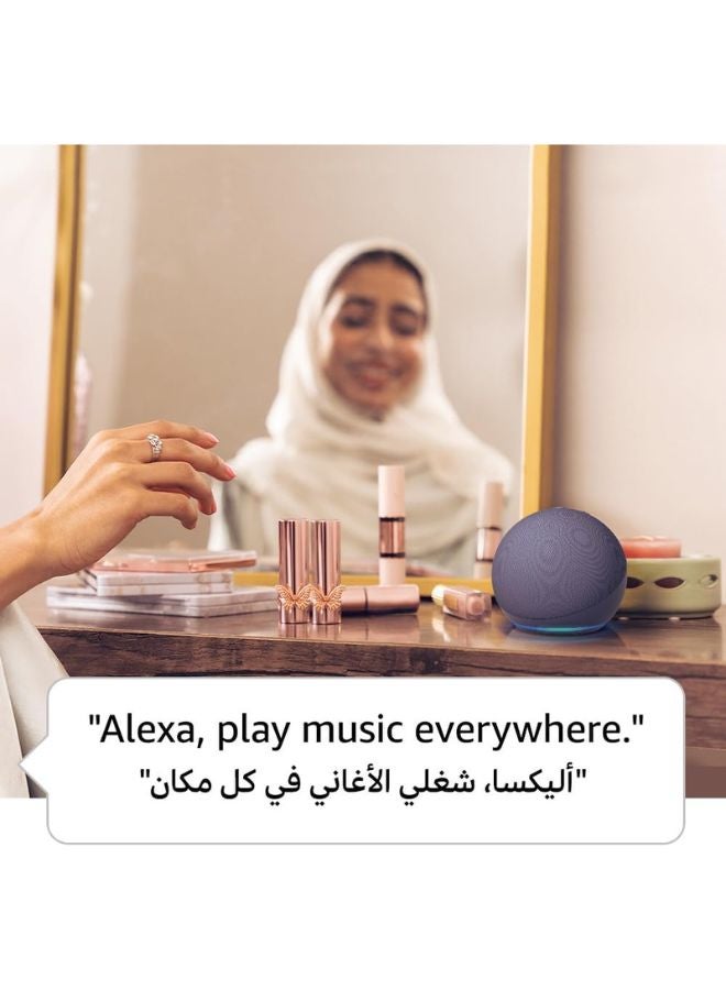 Dot 5th Gen Bluetooth Smart Speaker with Arabic Language