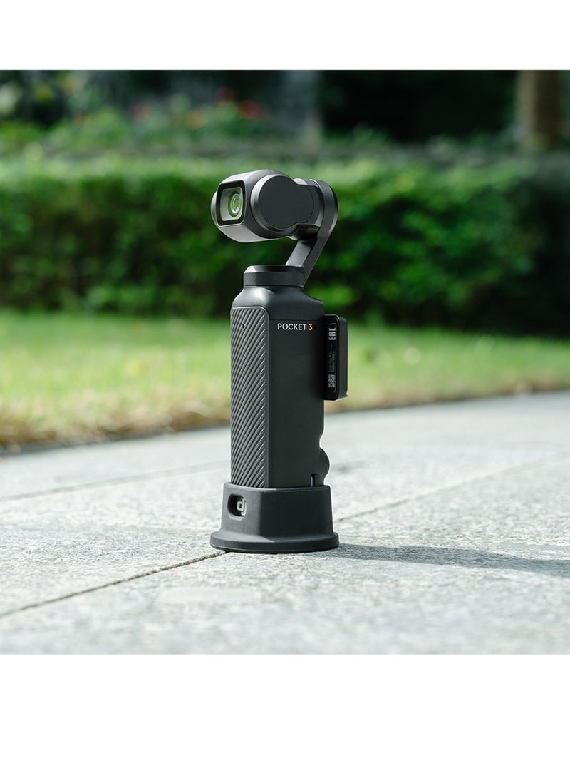 Silicone Non-Slip Desktop Mount for DJI Osmo Pocket 3, Osmo Pocket 3 Accessories (Silicone Black), Lightweight and Compact