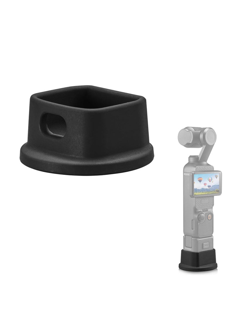 Silicone Non-Slip Desktop Mount for DJI Osmo Pocket 3, Osmo Pocket 3 Accessories (Silicone Black), Lightweight and Compact