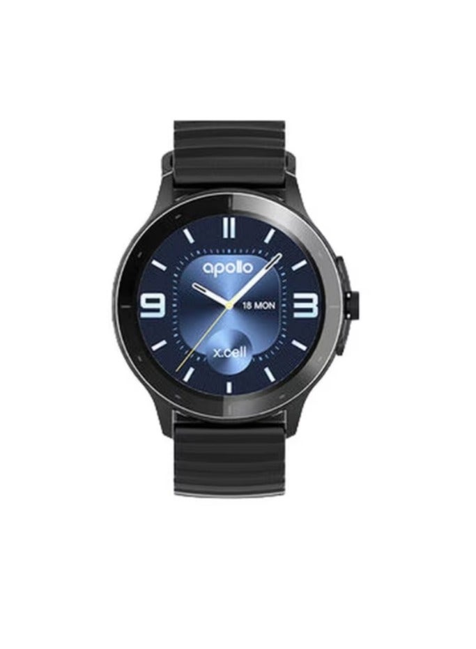 X.Cell Apollo W2 Smartwatch Black
