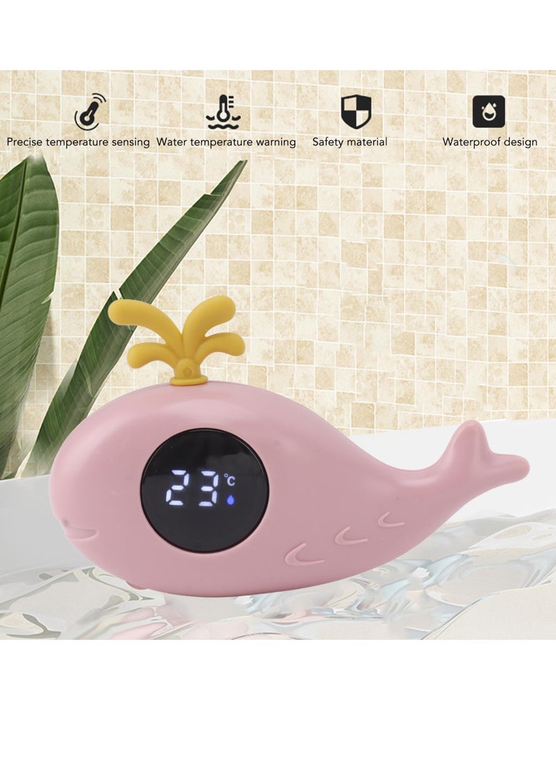 Baby Bath Thermometer Multi-Function Water Measurement Suitable for Infant Bathtub Swimming Pool (Whale)