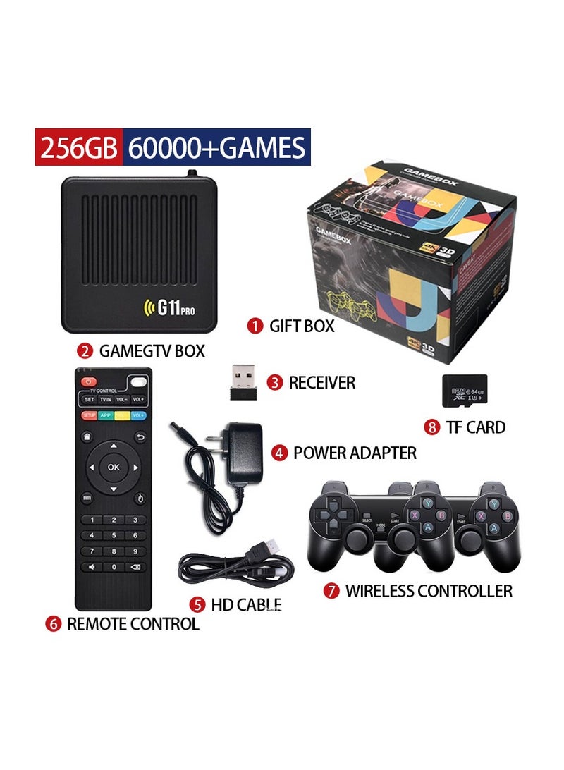 Game Console TV Set-top Box 4K Dual System Android Wireless Double G11 Game Console