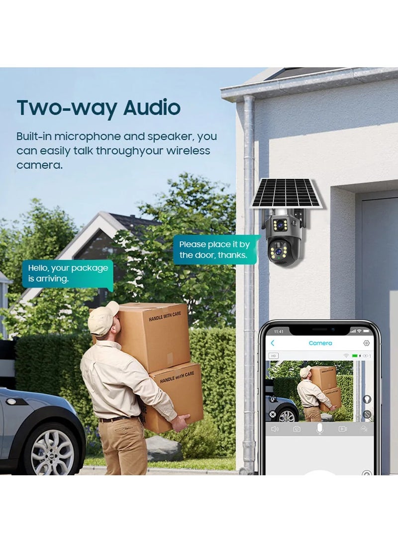 4G Dual Lens V380pro Cloud Billiard Machine Wifi Camera camera solar network camera