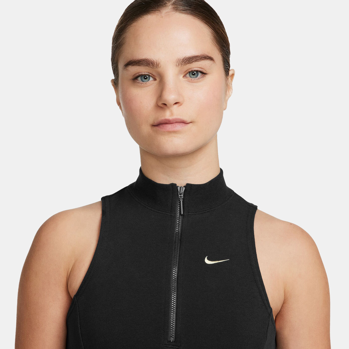 Women's Sportswear Chill Terry 1/2-Zip Crop Top