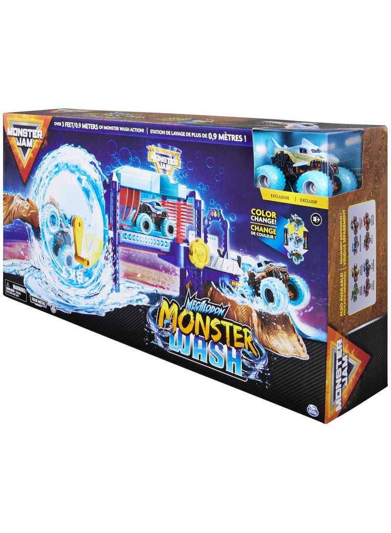 Monster Jam 1:64 Megalodon Monster Wash Playset