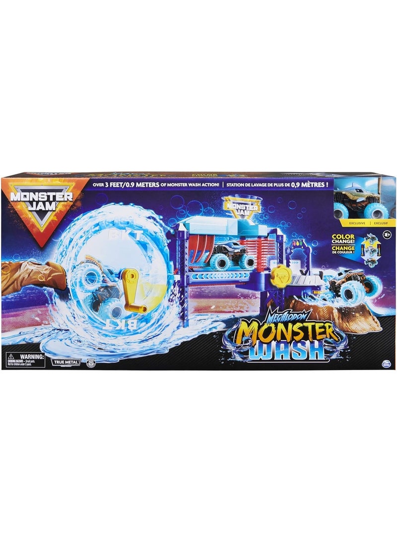 Monster Jam 1:64 Megalodon Monster Wash Playset