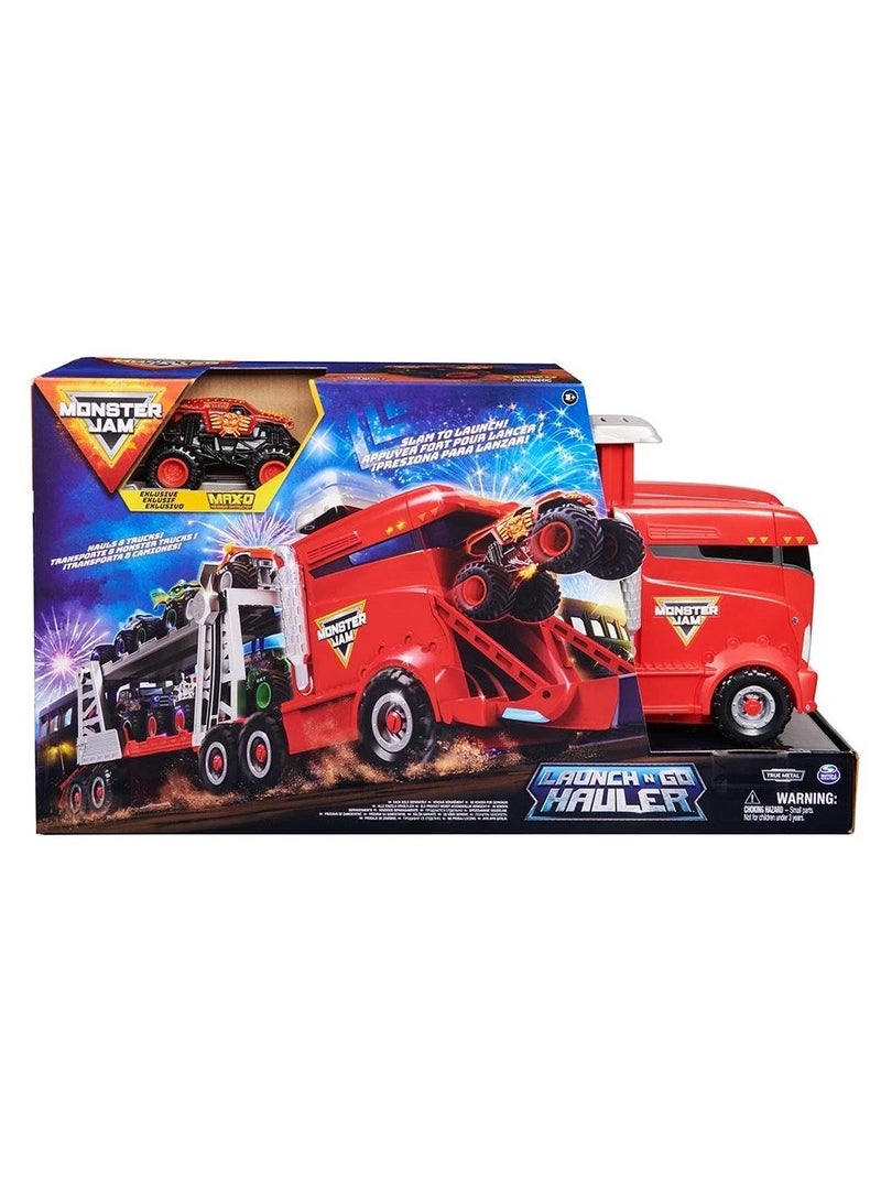 Monster Jam 1:64 Launch N Go Hauler