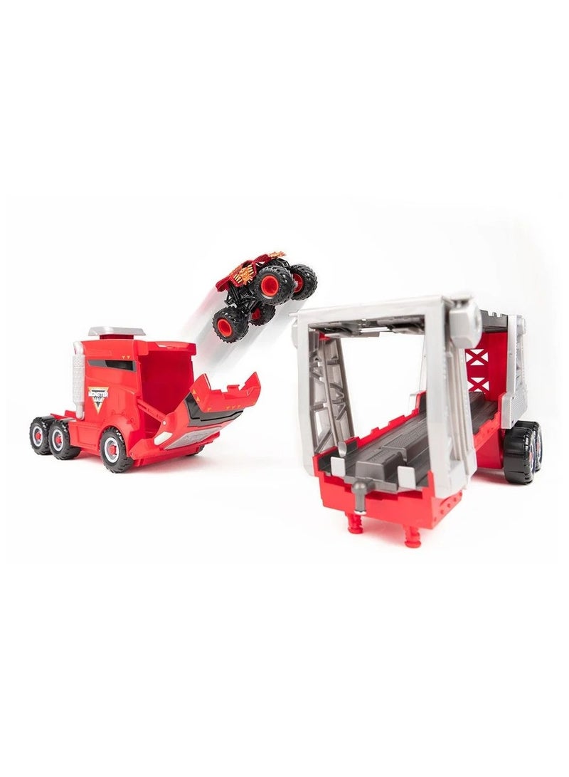 Monster Jam 1:64 Launch N Go Hauler