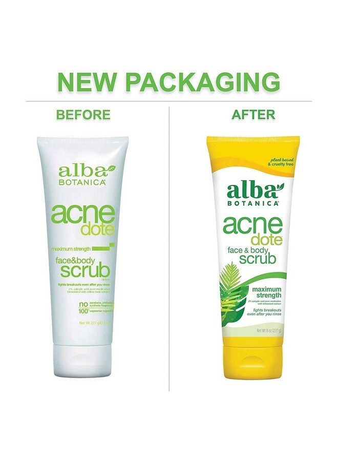 Acnedote Face & Body Scrub Maximum Strength 8 Oz ( Pack Of 3)