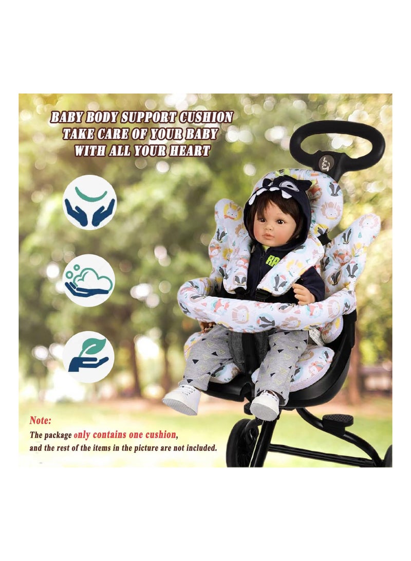 Infant Head And Body Support Cushion, Extra Soft Babybody Support Pad Toddler Seat Pad With Head Neck Support Comfortable Infant Body Support Cushion Infant Seat Support