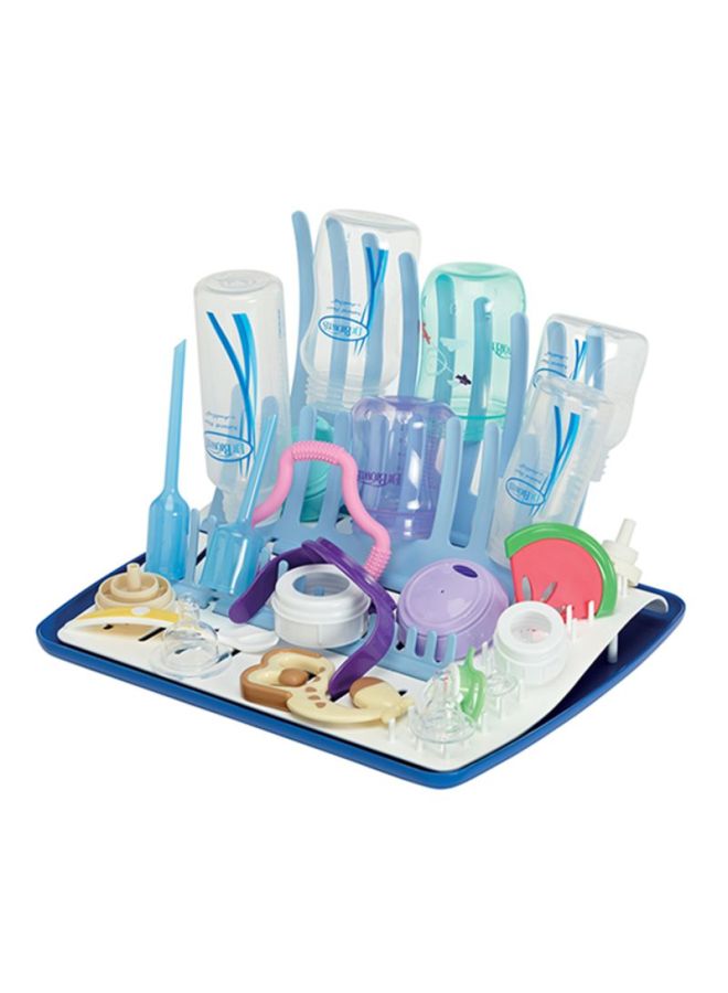 AC033 Natural Flow Folding Drying Rack, Blue