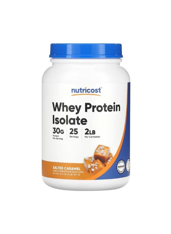 Whey Protein Isolate Salted Caramel 2 Lb 907 G