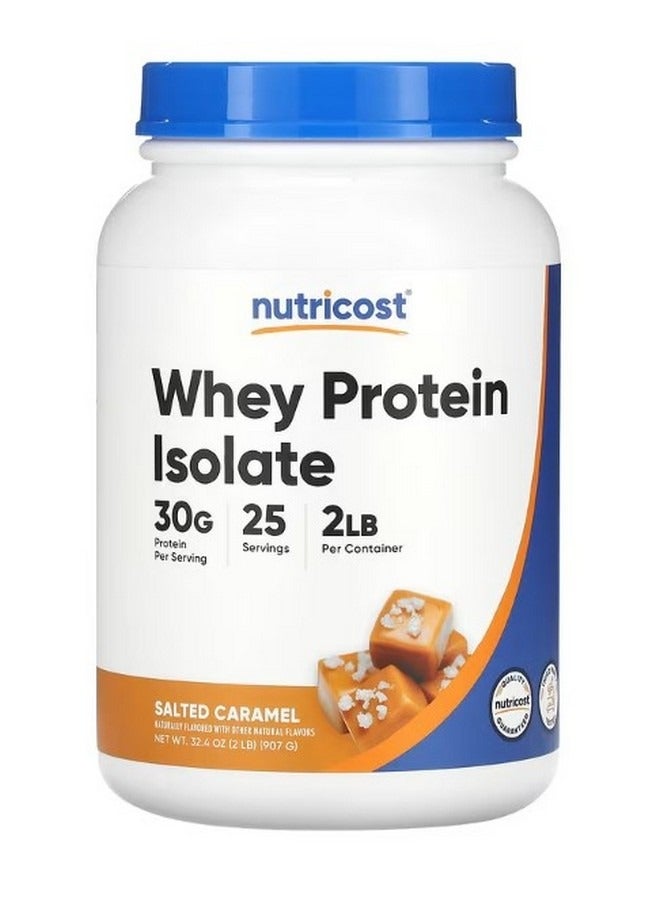 Whey Protein Isolate Salted Caramel 2 Lb 907 G