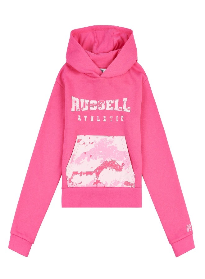 Russell Athletic Girls Camo Jumper