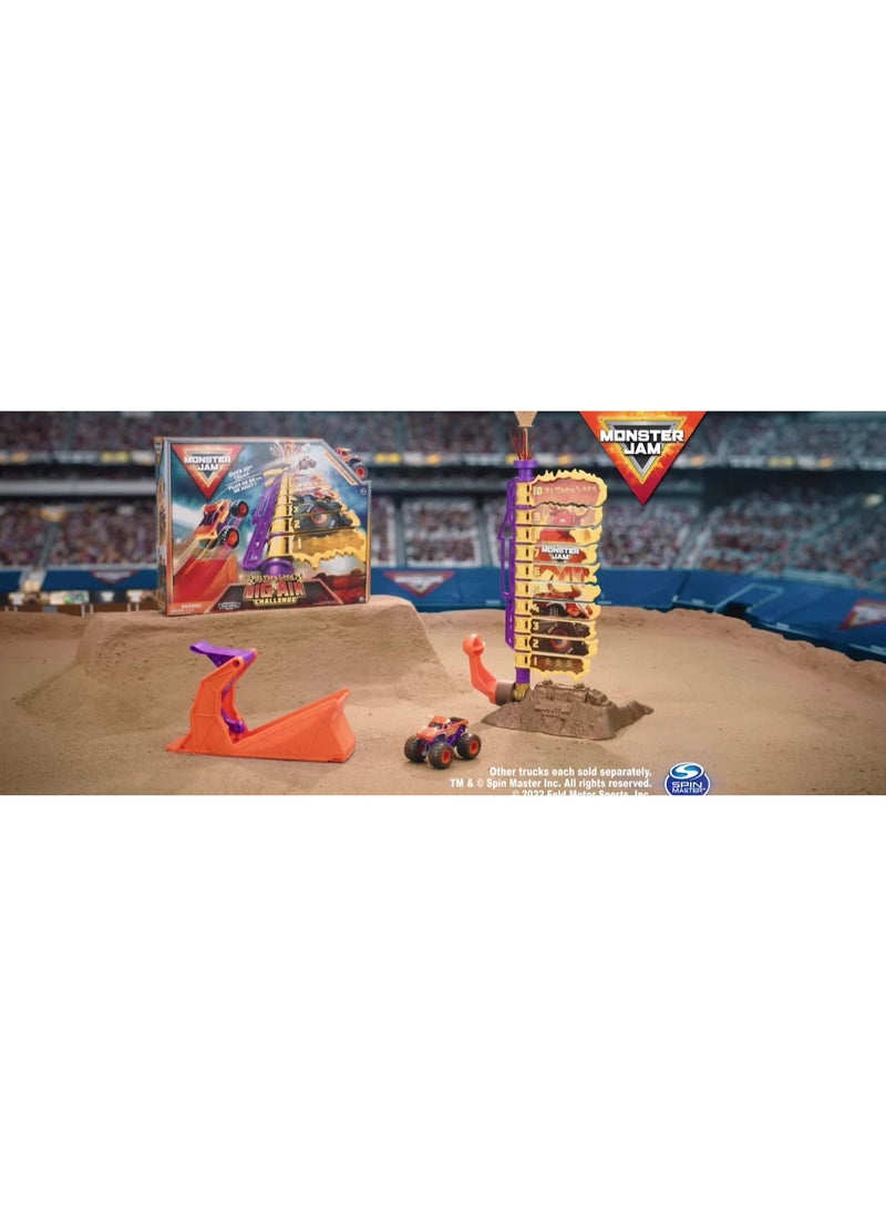 Monster Jam El Toro Loco Big Air Challenge Playset with Exclusive Monster Truck 1:64 Scale