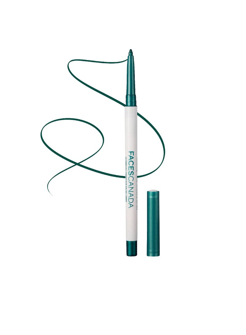 Eye Kajal Liner stick Green 0.35G High Impact Intense Color In 1 Stroke 24Hr Long Stay Matte Finish Soft Texture Waterproof and Smudgeproof Made With Carnauba Wax