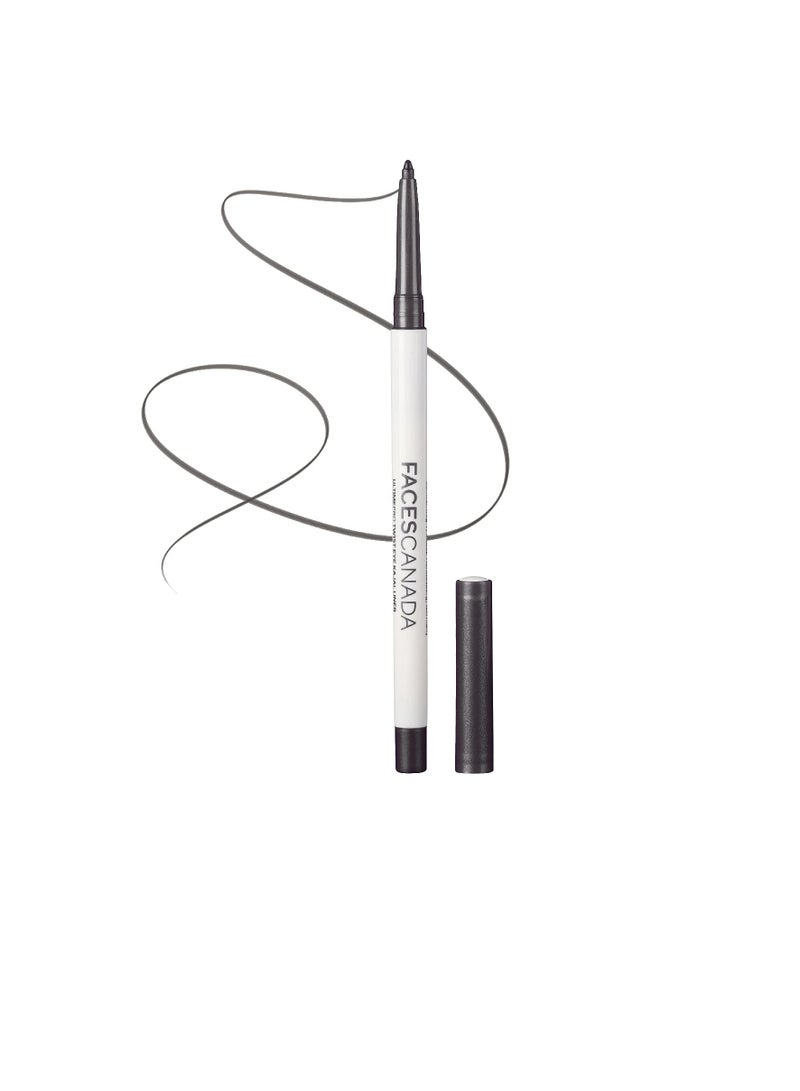 Eye Kajal Liner stick Silver 0.35G High Impact Intense Color In 1 Stroke 24Hr Long Stay Matte Finish Soft Texture Waterproof and Smudgeproof Made With Carnauba Wax