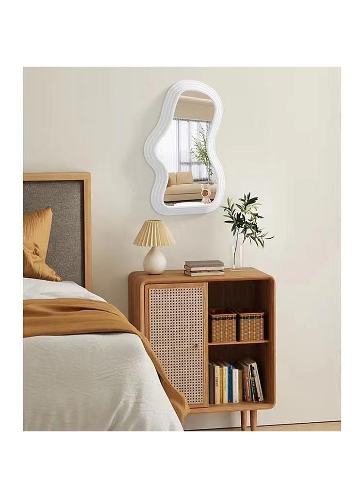 Aesthetic Cloud Design Irregular Dressing Mirror Cosmetic Mirror Decorative Desk Wall Mirror For Living Room Bedroom Hallway Home Decor