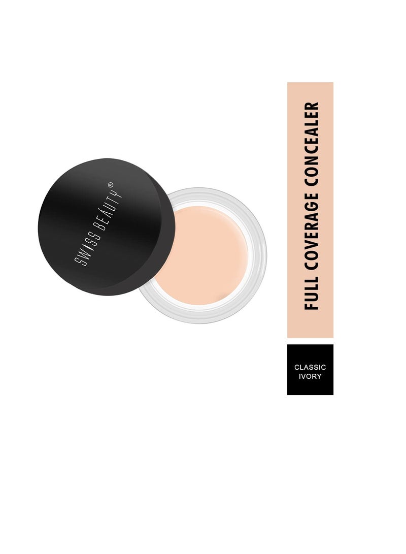 Swiss Beauty Full Coverage Concealer  Shade  Classic Ivory  10gm