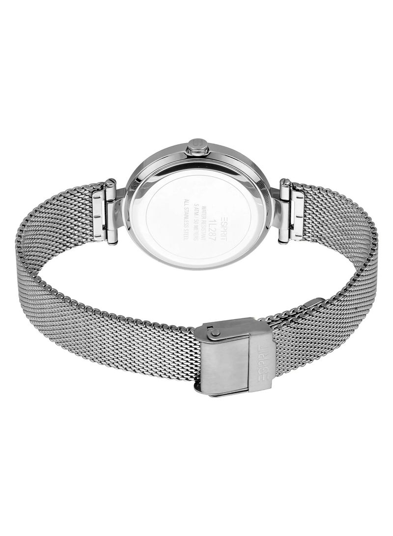 Esprit Stainless Steel Analog Women's Watch With Silver Stainless Steel ES1L287M2065