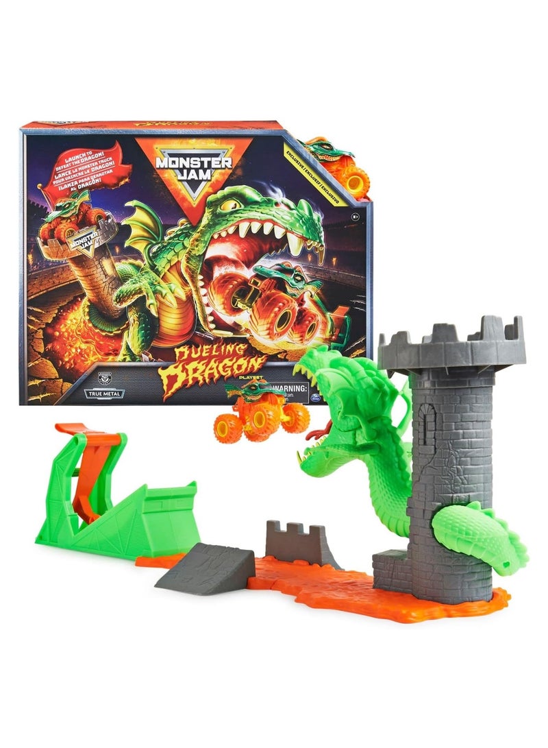 Monster Jam Dueling Dragon Playset