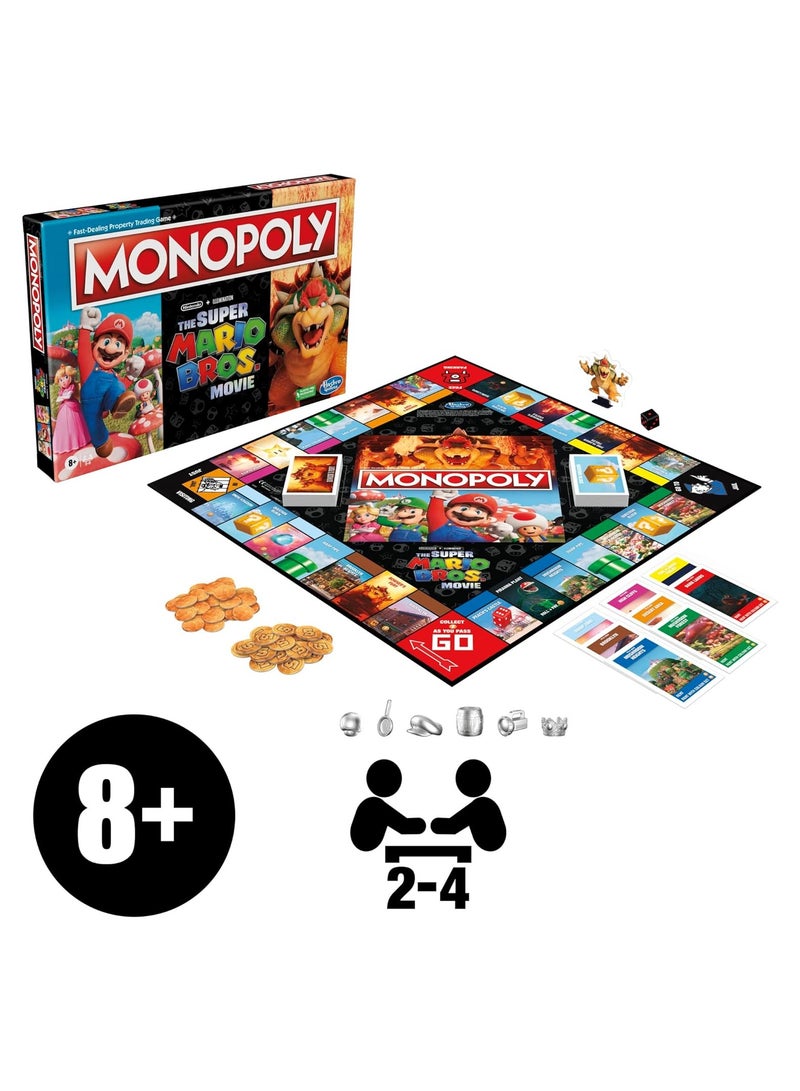 Super Mario Bros. Movie Edition Monopoly Game