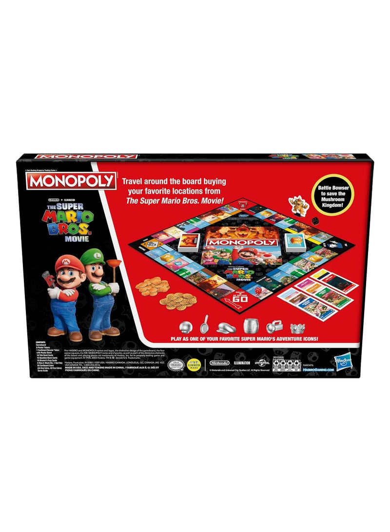 Super Mario Bros. Movie Edition Monopoly Game
