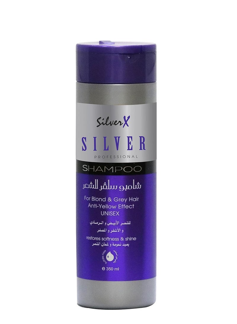 Silver X Silver Professional Hair Shampoo, Hair Conditioner and Hair Mask Set For Anti Yellow Effect