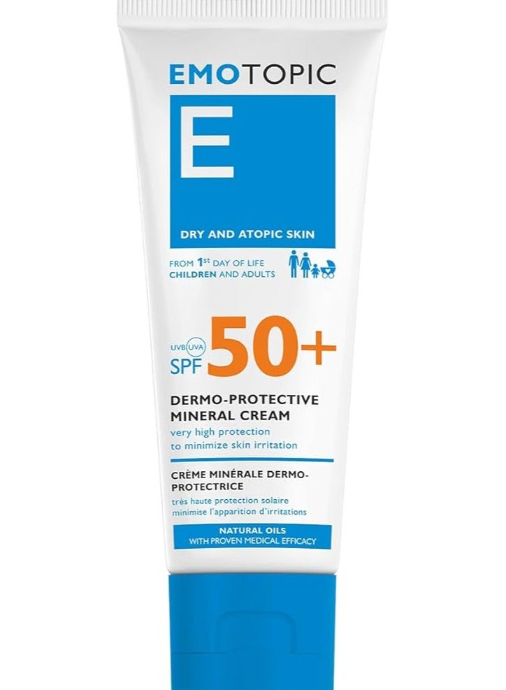 Pharmaceris Emotopic Dermo-Protective Mineral Cream for Dry and Atopic Skin SPF 50+ Very High Protection - 75 ml