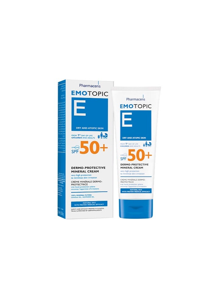 Pharmaceris Emotopic Dermo-Protective Mineral Cream for Dry and Atopic Skin SPF 50+ Very High Protection - 75 ml